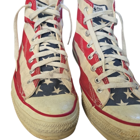 Converse American Flag High-Top Sneakers - Picture 3 of 8